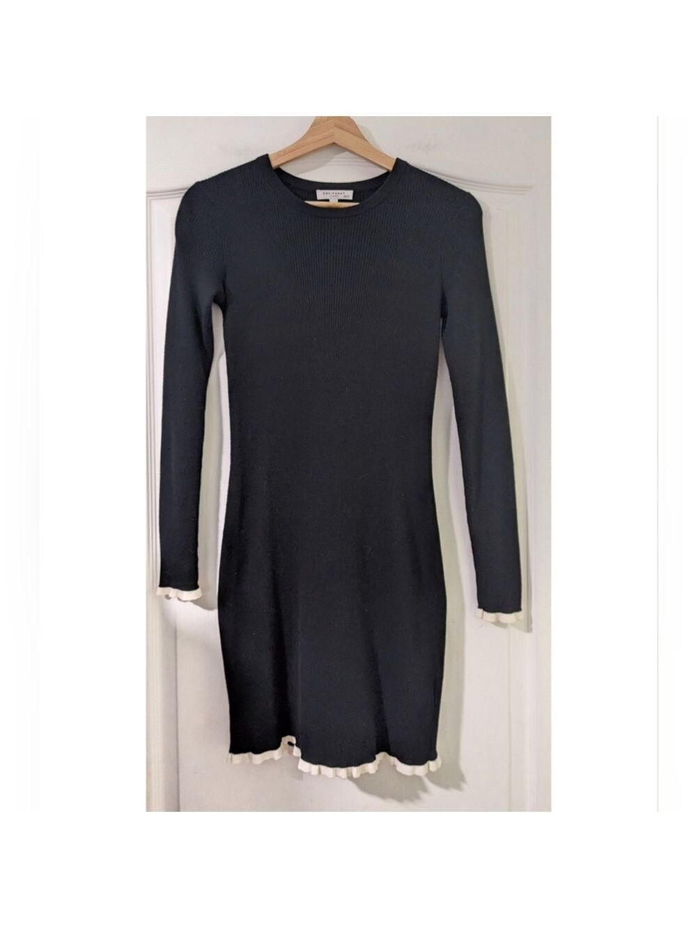 Equipment | Fifi Ruffle Trim Rib Dress - Picture 5 of 10